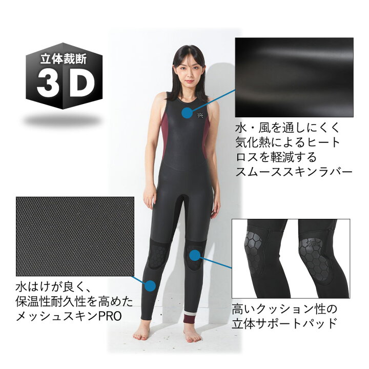 楽天市場】[P10倍]FELLOW ウェットスーツ タッパー＆ロングジョン 