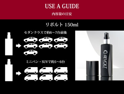 楽天市場 ガラスコーティング剤 リボルト 紫外線 カット 軽減 ガラスコーティング 送料無料 ポイント２倍 車 バイク 比較 洗車 ワックス 簡単 プロ仕様 おすすめ メンテナンス リボルト