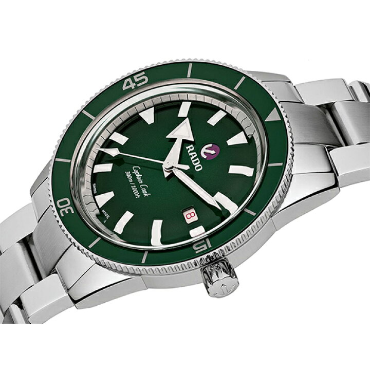楽天市場 ラドー 公式 ストラッププレゼント対象商品 腕時計 Rado Captain Cook Automatic キャプテン クック オートマティック 自動巻 42mm グリーン 文字盤 ステンレス ブレスレット 300m 防水メンズ 高級 機械式 緑 文字盤 ビジネス ブランド 軽量 3針 日付 楽天市場 ラドー 公式 ストラッププレゼント対象商品 腕時計 Rado Captain Cook Automatic キャプテン クック オートマティック 自動巻 42mm グリーン 文字盤 ステンレス ブレスレット 300m 防水メンズ 高級 機械式 緑 文字盤 ビジネス ブランド 軽量 3針 日付