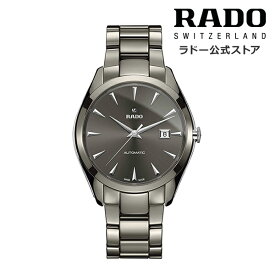【ラドー 公式】 腕時計 RADO HyperChrome Automatic ハイパークローム オートマティック 自動巻 42mm セラミック ブレスレット 50m防水メンズ腕時計 ギフト プレゼント シルバー 男性 ビジネス スーツ