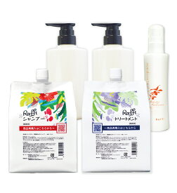 シャンプー トリートメント 1000ml（3ヵ月分） ヘアエッセンス 150ml（2ヵ月分） シャンプーボトル 500ml ×2本 頭皮 フケ かゆみ 抜け毛 ニオイ うねり 薄毛 育毛剤 低刺激 ボリュームアップ 頭皮ケア スカルプ エッセンス