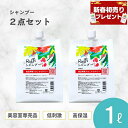 【新春キャンペーン】最大50％OFF/さらにシャントリセット無料プレゼント！ ラフィーシャンプー 1000ml 2個セット(6ヵ月分)　シャンプー 美容室専売 無添加 ノンシリコン 大容量 詰め替え サロン専売品 おすすめ シャンプー 美容師 美容室 抜け毛 女性 メンズ 子供 くせ毛