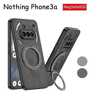 nothing Phone 3A P[X O 360°]X^h@\ Nothing Phone 3A wʌ^ MagSafeΉ یP[X ibVO tH3a wʃJo[ CX[d P[X CX[dΉ n[hpc Jo[ 