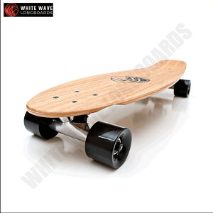 �y�����O �X�P�[�g�{�[�h�zWHITE WAVE LONGBOARDS �����X�P �R���v���[�g �z���C�g �E�F�[�u �����O�{�[�Y The Bamboo Missile 28�C���`