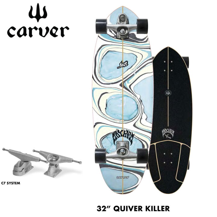楽天市場】2022 CARVER カーバー スケートボード LOST Quiver Killer  