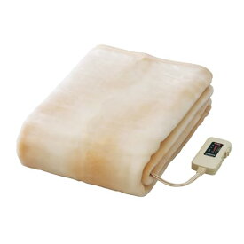 Sugiyama 電気しき毛布 ロングサイズ 洗える毛布 ダニ退治機能 日本製 ベージュ NA-08SL(BE) 送料無料