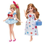 タカラトミー(TAKARA TOMY) リカちゃん ドレス LW-13 マリンワンピ&セーラー水着セット 着せ替え おまま…