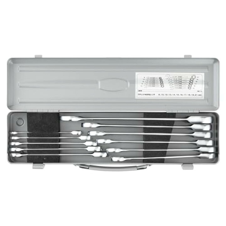 楽天市場】トネ(TONE) ラチェットめがねレンチセット RM110 シルバー 