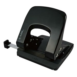 カール事務器 軽あけパンチ 小型 アリシス 2穴 35枚 シリーズ累計200万個販売 ブラック LPN-35-K 送料無料