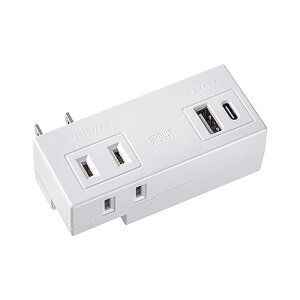 �T�����T�v���C(Sanwa Supply) ���o�C���^�b�v (AC×2��+USB-A×1+Type-C×1) TAP-MUC1AC2W ��������