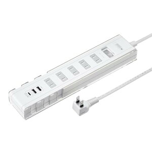 �T�����T�v���C USB�[�d�@�\�t���^�b�v �X�^���h�t���i2P�E5���E3m�E�z���C�g�j TAP-B47UC-3W ��������
