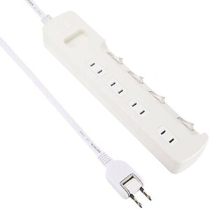 �G���R�� �d���^�b�v �ʃX�C�b�` �ȃG�l �X�C���O�v���O 4�� 2m �z���C�g T-E5A-2420WH ��������