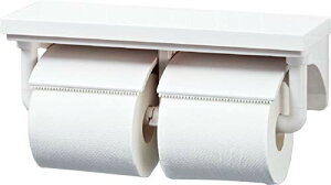 LIXIL(リクシル) INAX 棚付2連紙巻器 ホワイト CF-AA64/WA 送料無料