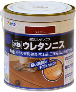 アサヒペン 水性ウレタンニス 0.7L マホガニー 送料無料