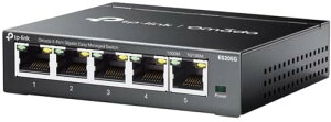 TP-Link ES205G Omada 5�|�[�g �M�K�r�b�g �ȒP�Ǘ��X�C�b�` �W���N���E�h�Ǘ� ��������