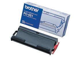 brother 普通紙ファクシミリ用カセット付きリボン PC-551 送料無料
