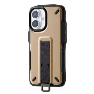�G���R�� iPhone 16 �P�[�X NESTOUT �ϏՌ� �Ռ��z�� [�����b�N�̃V�����_�[�x���g�ɑ����\] �t�B���K�[�o���h�t�� ��������