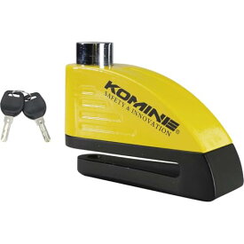 コミネ(KOMINE) バイク用 リマインダーアラームディスクロック ブラック/イエロー LK-122 送料無料