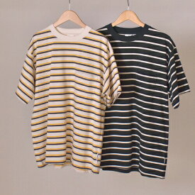 BAMBOO SHOOTS / バンブーシュート MULTI STRIPE POCKET T-SHIRT