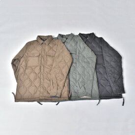 お得なクーポン配布中!!(2026/3/1〜2026/3/15) TAION/タイオン【UNISEX】MILITARYDOWNSHIRTS(109SHML-1)