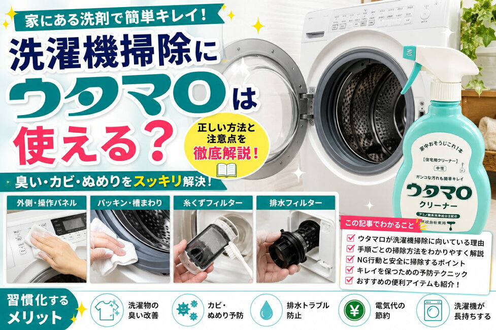 楽天市場 | ラフショップ楽天市場店 - 洗濯機掃除にウタマロは使える 
