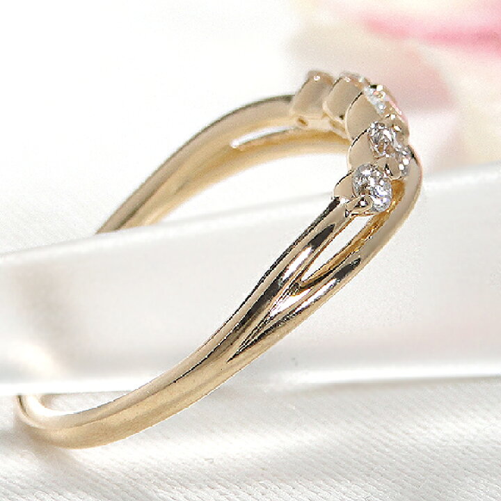 楽天市場】Pt900/K18YG ダイヤモンド ダブルラインリング【0.30ct 