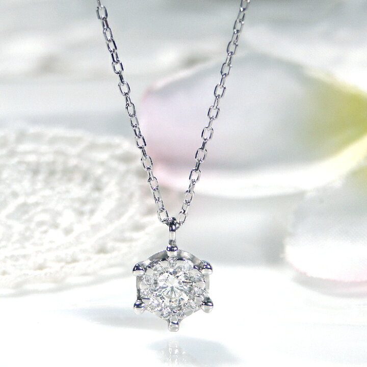 楽天市場】Pt900 ダイヤモンド ネックレス ペンダント【0.30ct】送料  