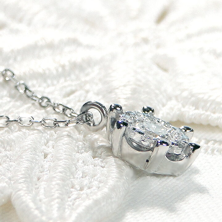 楽天市場】Pt900 ダイヤモンド ネックレス ペンダント【0.30ct】送料  