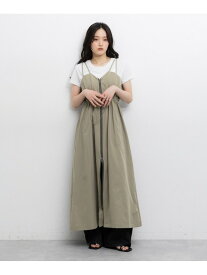【SALE／50%OFF】【WOMENS】WZIP/ミリタリーキャミワンピース RAGEBLUE レイジブルー ワンピース・ドレス ワンピース グリーン ブラック【RBA_E】【送料無料】[Rakuten Fashion]