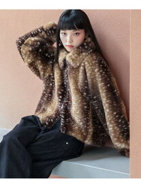 【WOMENS】Wジップ/ファーブルゾン RAGEBLUE レイジブルー ジャケット・アウター ブルゾン・ジャンパー ブラウン ベージュ ホワイト【先行予約】*【送料無料】[Rakuten Fashion]