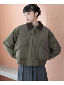 【WOMENS】2WAY/中綿フライトブルゾン RAGEBLUE レイジブルー ジャケット・アウター ブルゾン・ジャンパー ブルー ブラック ホワイト グリーン【先行予約】*【送料無料】[Rakuten Fashion]