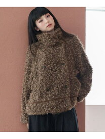 【WOMENS】2WAY/プードルファーダブルブルゾン RAGEBLUE レイジブルー ジャケット・アウター ブルゾン・ジャンパー ブラック ブラウン【先行予約】*【送料無料】[Rakuten Fashion]