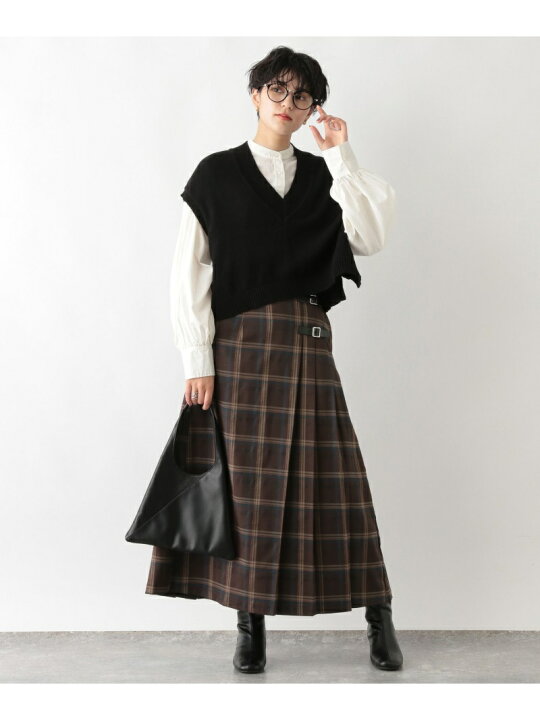 楽天市場】【SALE／20%OFF】(W)キルトチェックスカート RAGEBLUE 