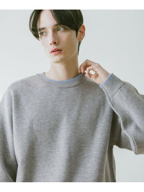 【SALE／50%OFF】ウォッシャブル/リバーシブル配色ニット RAGEBLUE レイジブルー トップス ニット ホワイト ブラック グレー ピンク【RBA_E】[Rakuten Fashion]