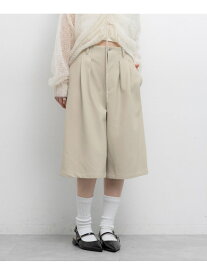 フロントタックレザーハーフパンツ RAGEBLUE レイジブルー パンツ その他のパンツ ブラック ホワイト【送料無料】[Rakuten Fashion]