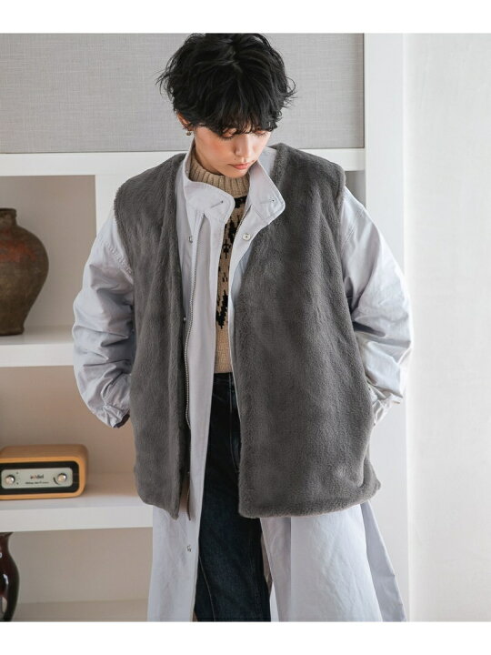 楽天市場】【SALE／50%OFF】(W)ファーレイヤードモッズコート RAGEBLUE 