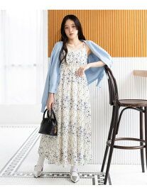 【SALE／50%OFF】バックリボン/楊柳柄キャミワンピース RAGEBLUE レイジブルー ワンピース・ドレス ワンピース ブルー ネイビー ホワイト ブラック【RBA_E】【送料無料】[Rakuten Fashion]