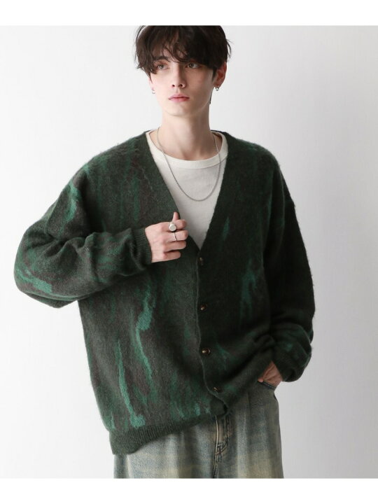 楽天市場】【SALE／50%OFF】総柄/モヘアニットカーディガン RAGEBLUE 