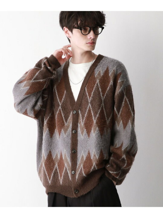 楽天市場】【SALE／50%OFF】総柄/モヘアニットカーディガン RAGEBLUE 