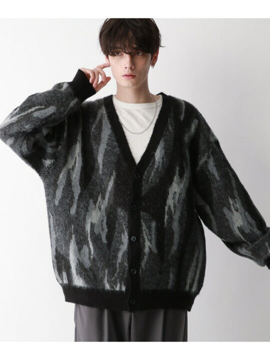 楽天市場】【SALE／50%OFF】総柄/モヘアニットカーディガン RAGEBLUE 