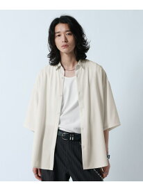 【SALE／50%OFF】＜接触冷感＞ラグイージー/ドレープオーバーシャツ RAGEBLUE レイジブルー トップス シャツ・ブラウス ブラック ホワイト グレー【RBA_E】[Rakuten Fashion]