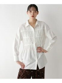 【SALE／50%OFF】【WOMENS】ギャザーチュニックシャツ RAGEBLUE レイジブルー トップス シャツ・ブラウス レッド ホワイト【RBA_E】[Rakuten Fashion]