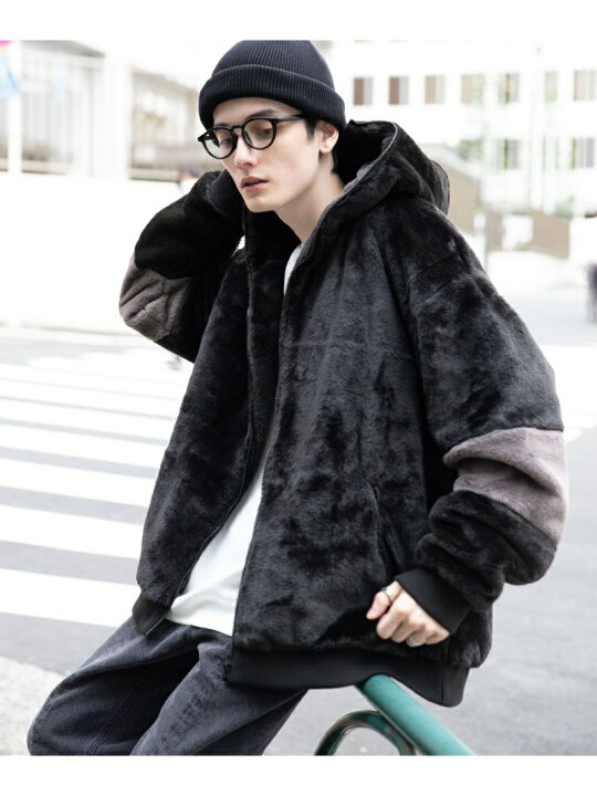 楽天市場】【SALE／50%OFF】(M)スムースFファーフードBZ RAGEBLUE 