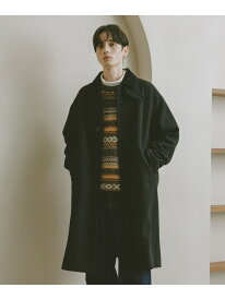 【SALE／50%OFF】【WOOLLYTEC/ウーリーテック】ステンカラーコート RAGEBLUE レイジブルー ジャケット・アウター ステンカラーコート ブラック【RBA_E】【送料無料】[Rakuten Fashion]