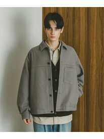 【WOOLLYTEC/ウーリーテック】オーバーサイズ/ステッチブルゾン RAGEBLUE レイジブルー ジャケット・アウター ブルゾン・ジャンパー グレー ブラック ベージュ ネイビー【送料無料】[Rakuten Fashion]