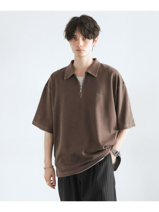 楽天市場】【SALE／50%OFF】ピグメント加工/ダンボールハーフジップT 