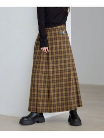 【WOMENS】キルトチェックプリーツスカート RAGEBLUE レイジブルー スカート ロング・マキシスカート レッド イエロー ブラウン【送料無料】[Rakuten Fashion]
