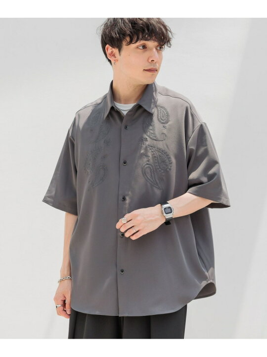 楽天市場】【SALE／32%OFF】ラグイージー/オーバーサイズ刺繍シャツ 