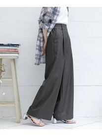 【SALE／27%OFF】選べる着丈!太ベルトハイウエスト/タックワイドスラックス RAGEBLUE レイジブルー パンツ その他のパンツ ブラック グレー ベージュ ネイビー【RBA_E】[Rakuten Fashion]