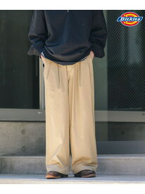 【SALE／40%OFF】【Dickies/ディッキーズ】別注タックバギーワイドチノパンツ RAGEBLUE レイジブルー パンツ その他のパンツ ブラック ベージュ グリーン【RBA_E】【送料無料】[Rakuten Fashion]